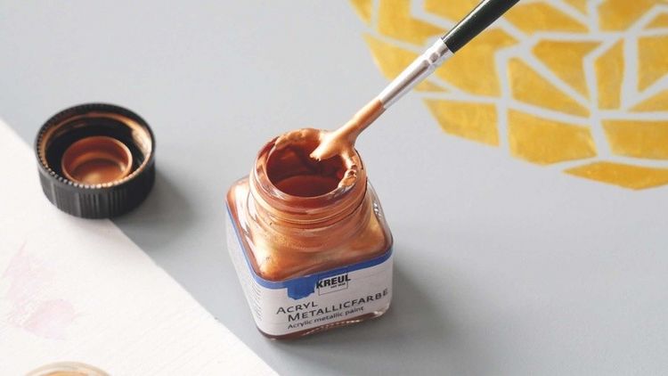 Produktbild: KREUL Acryl Metallicfarben Set Glamour Living 6 x 20 ml