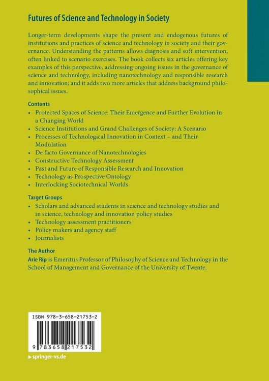 Produktbild: Futures of Science and Technology in Society