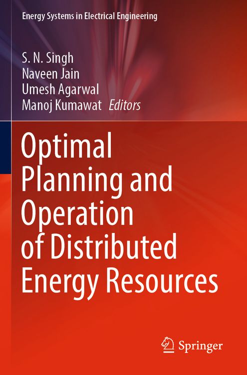 Produktbild: Optimal Planning and Operation of Distributed Energy Resources