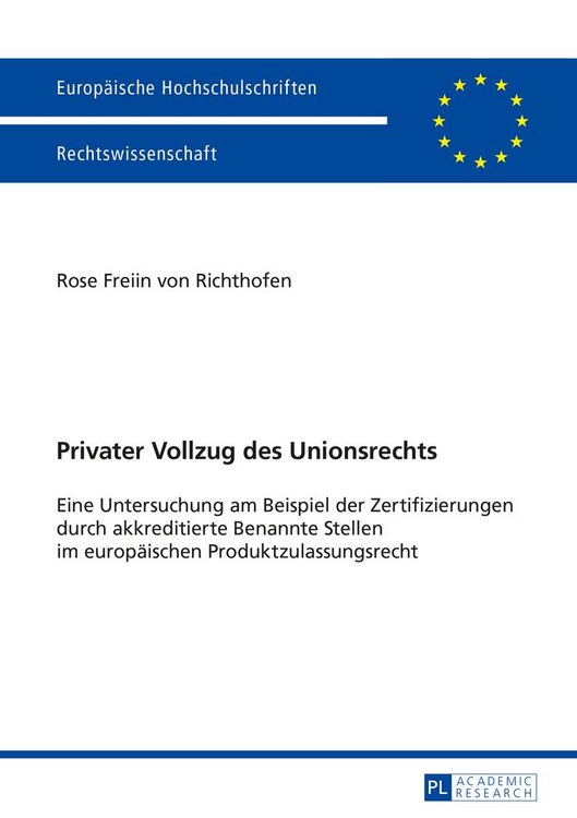 Produktbild: Privater Vollzug des Unionsrechts