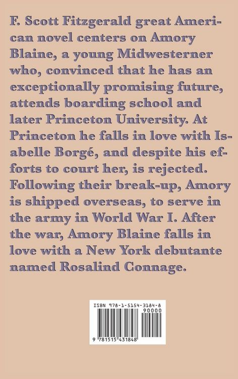 Produktbild: This Side of Paradise - The Great American Novel