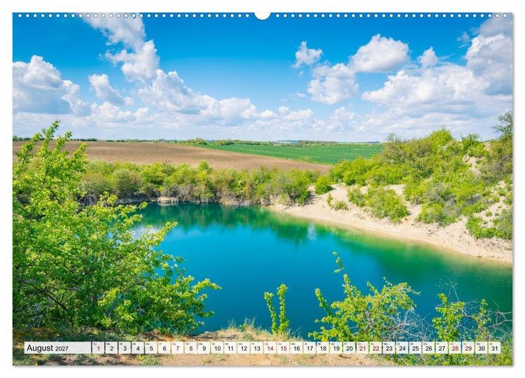 Produktbild: Willkommen im Saalekreis (hochwertiger Premium Wandkalender 2027 DIN A2 quer), Kunstdruck in Hochglanz