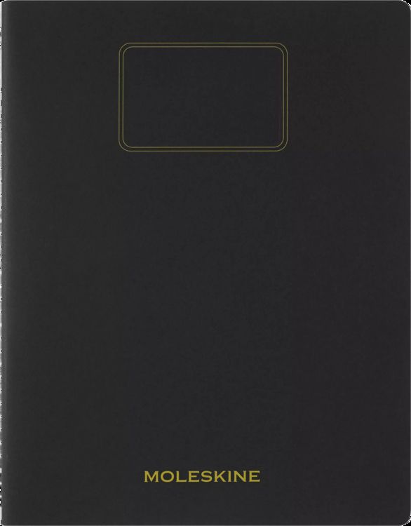 Produktbild: Moleskine Student Cahier, XXL, blanko, Kartoneinband, Schwarz