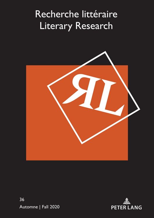 Produktbild: Recherche litt&eacute;raire / Literary Research