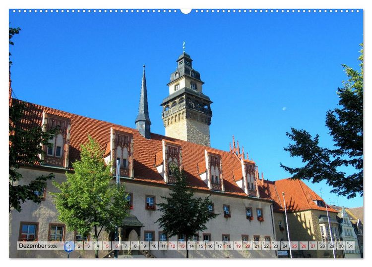 Produktbild: Burgenlandkreis - Naumburg, Wei&szlig;enfels, Zeitz (Wandkalender 2026 DIN A2 quer), CALVENDO Monatskalender