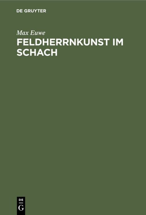 Produktbild: Feldherrnkunst im Schach