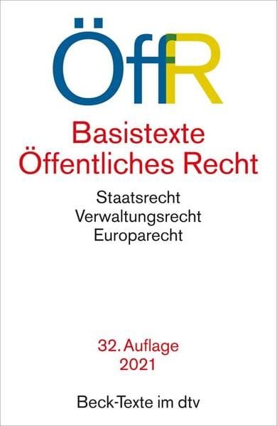 Produktbild: Basistexte &Ouml;ffentliches Recht