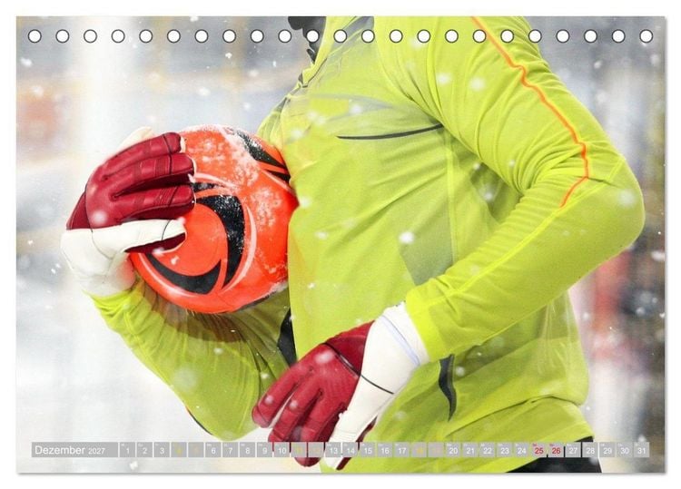 Produktbild: Ich liebe Fu&szlig;ball (Tischkalender 2027 DIN A5 quer), CALVENDO Monatskalender