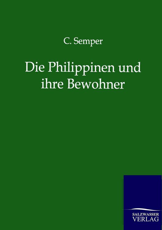 Produktbild: Die Philippinen und ihre Bewohner
