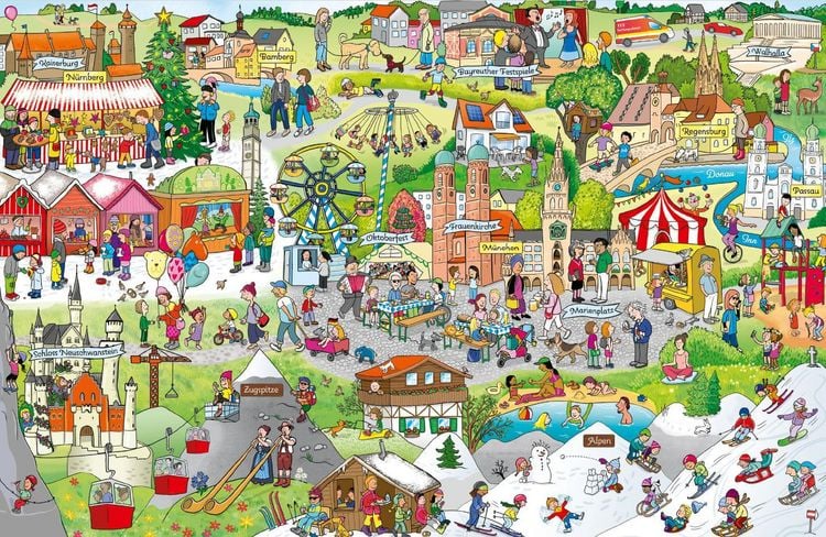 Produktbild: Deutschland Wimmelbuch