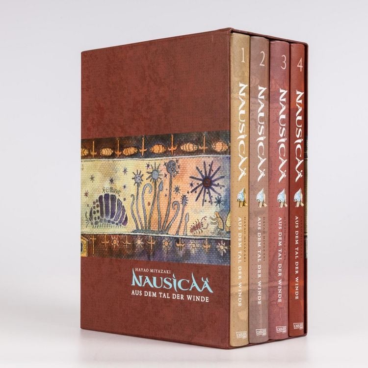 Produktbild: Nausica&auml; aus dem Tal der Winde, Doppelband-Edition B&auml;nde 1-4 im Schuber