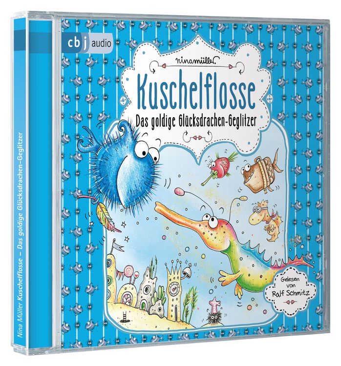 Produktbild: Kuschelflosse - Das goldige Gl&uuml;cksdrachen-Geglitzer