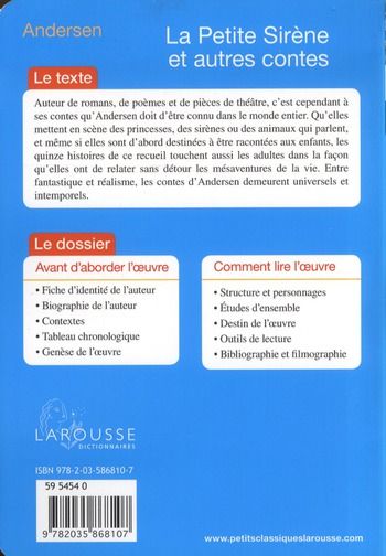 Produktbild: La petite sir&egrave;ne : et autres contes