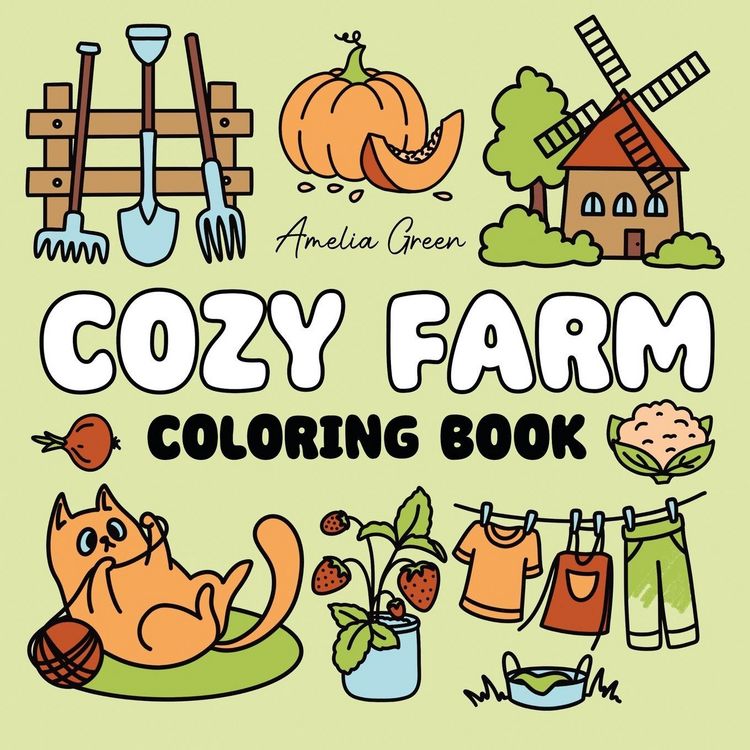 Produktbild: Cozy Farm Coloring Book