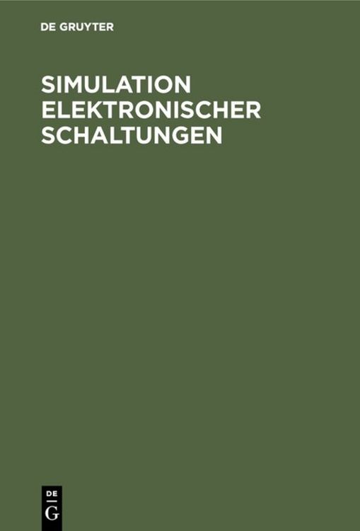 Produktbild: Simulation elektronischer Schaltungen