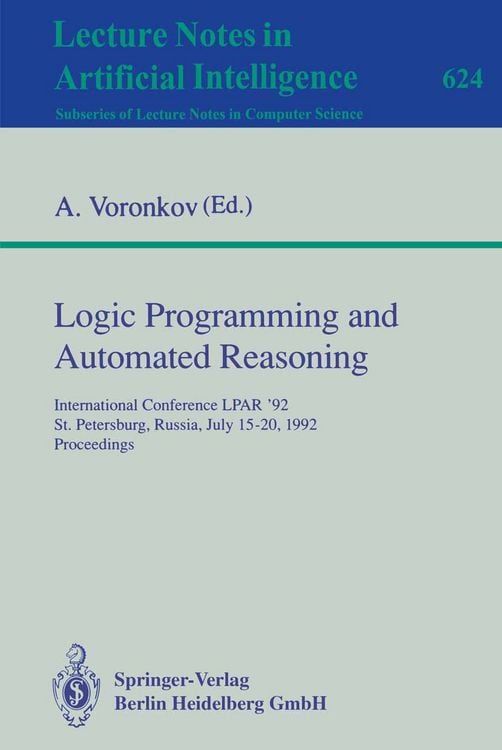 Produktbild: Logic Programming and Automated Reasoning