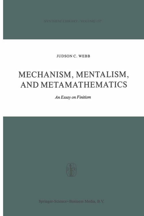 Produktbild: Mechanism, Mentalism and Metamathematics