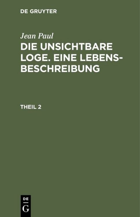 Produktbild: Die unsichtbare Loge. Eine Lebensbeschreibung