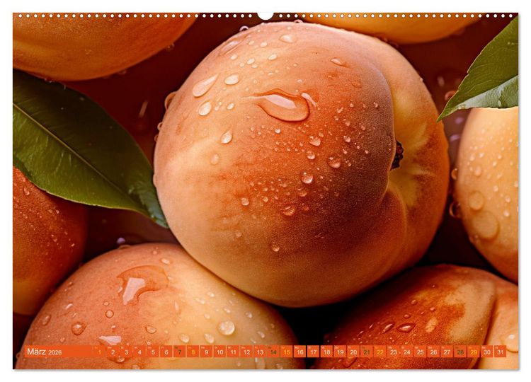 Produktbild: ORANGE - Gem&uuml;se und Obst -Vitaminreich (hochwertiger Premium Wandkalender 2026 DIN A2 quer), Kunstdruck in Hochglanz