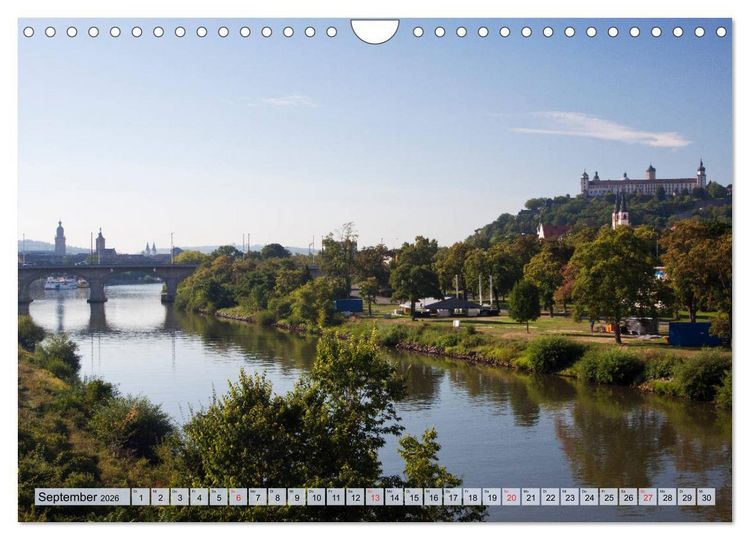 Produktbild: W&Uuml;RZBURG - ALTSTADT IMPRESSIONEN (Wandkalender 2026 DIN A4 quer), CALVENDO Monatskalender