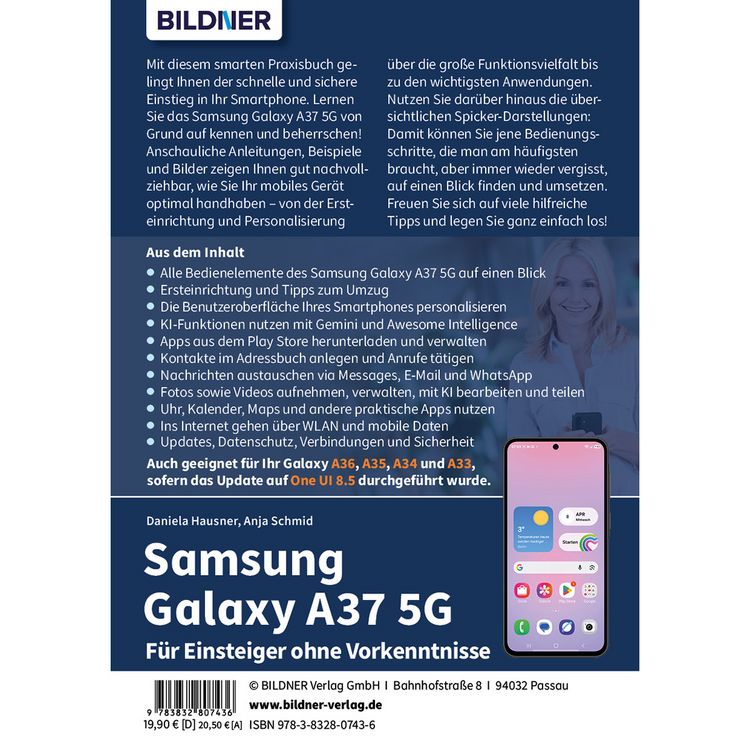 Produktbild: Samsung Galaxy A37 5G - Praxisbuch f&uuml;r Einsteiger ohne Vorkenntnisse