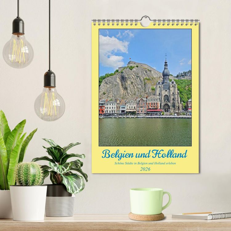 Produktbild: Belgien und Holland, sch&ouml;ne St&auml;dte in Belgien und Holland erleben (Wandkalender 2026 DIN A4 hoch), CALVENDO Monatskalender