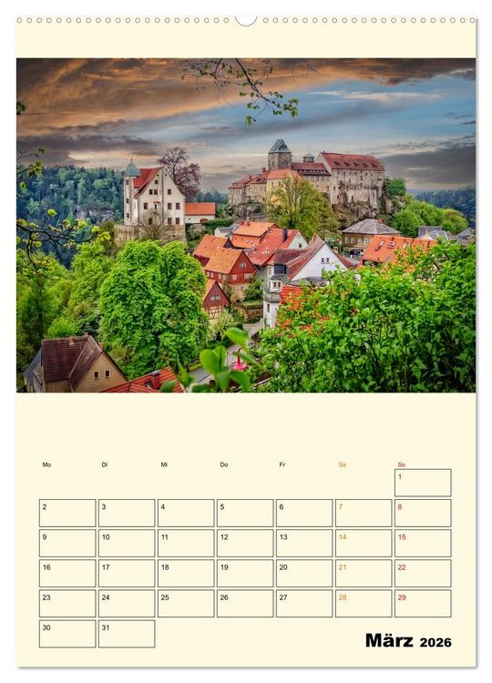 Produktbild: Mein Sachsen (Wandkalender 2026 DIN A2 hoch), CALVENDO Monatskalender