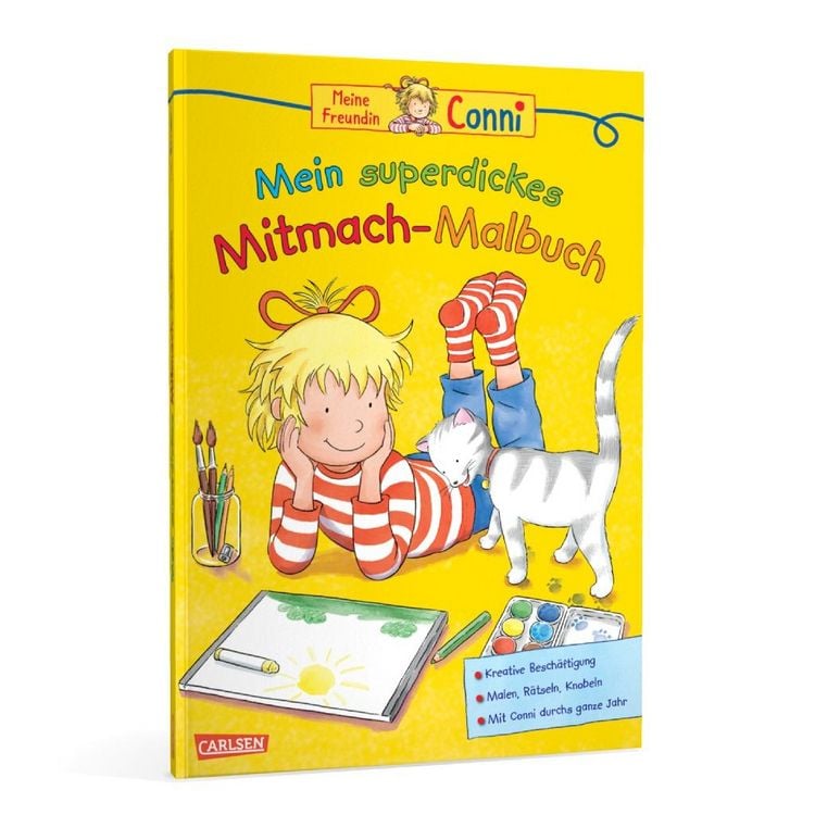 Produktbild: Conni Gelbe Reihe (Besch&auml;ftigungsbuch): Mein superdickes Mitmach-Malbuch