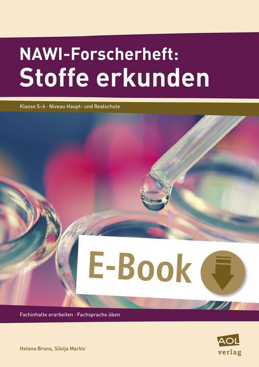 Produktbild: NAWI-Forscherheft: Stoffe erkunden
