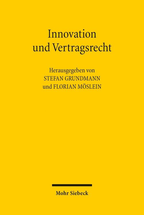 Produktbild: Innovation und Vertragsrecht