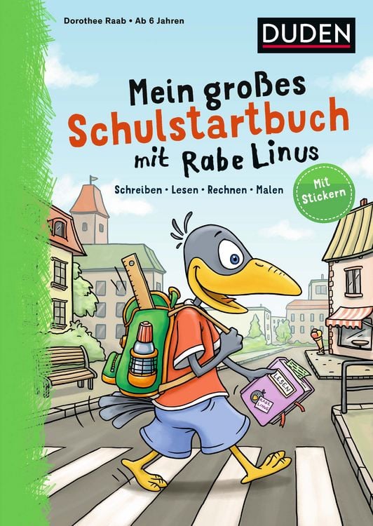 Produktbild: Mein gro&szlig;es Schulstartbuch mit Rabe Linus