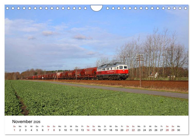 Produktbild: Unterwegs auf den Schienenwegen von Ostsachsen (Wandkalender 2026 DIN A4 quer), CALVENDO Monatskalender
