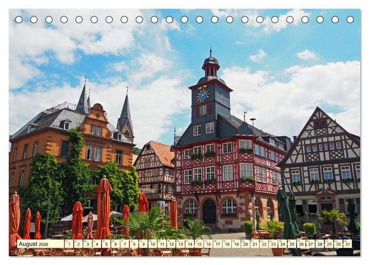 Produktbild: Heppenheim - Weinstadt unter der Starkenburg (Tischkalender 2026 DIN A5 quer), CALVENDO Monatskalender