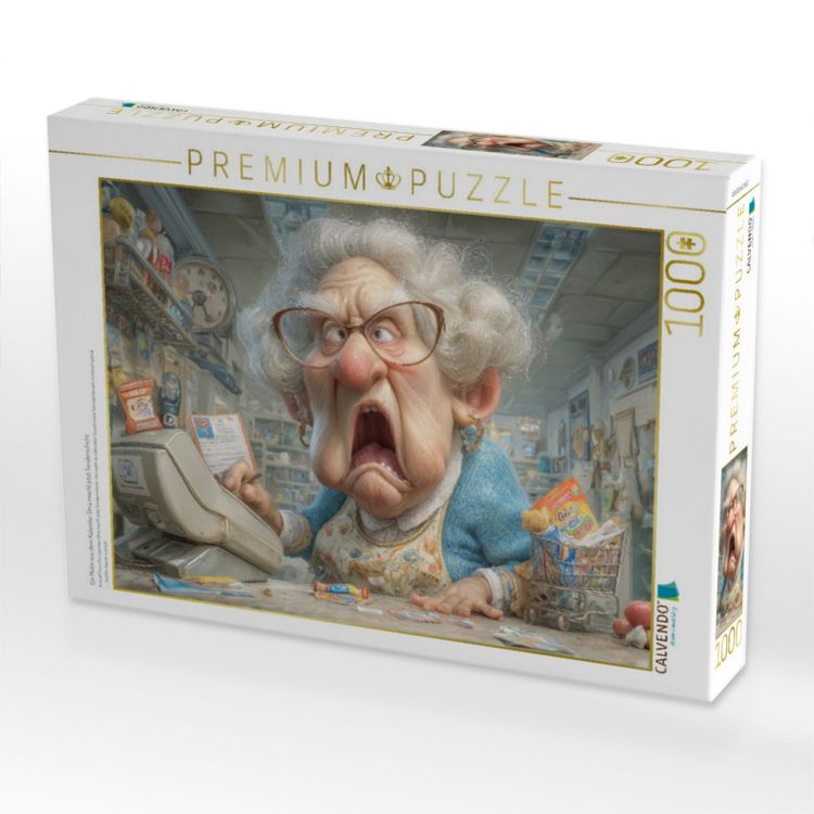 Produktbild: CALVENDO Puzzle Ein Motiv aus dem Kalender Oma macht jetzt Sonderschicht | 1000 Teile Lege-Gr&ouml;&szlig;e 64x48cm Foto-Puzzle f&uuml;r gl&uuml;ckliche Stunden