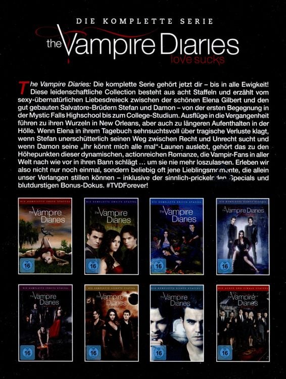 Produktbild: The Vampire Diaries: Die komplette Serie [40 DVDs]