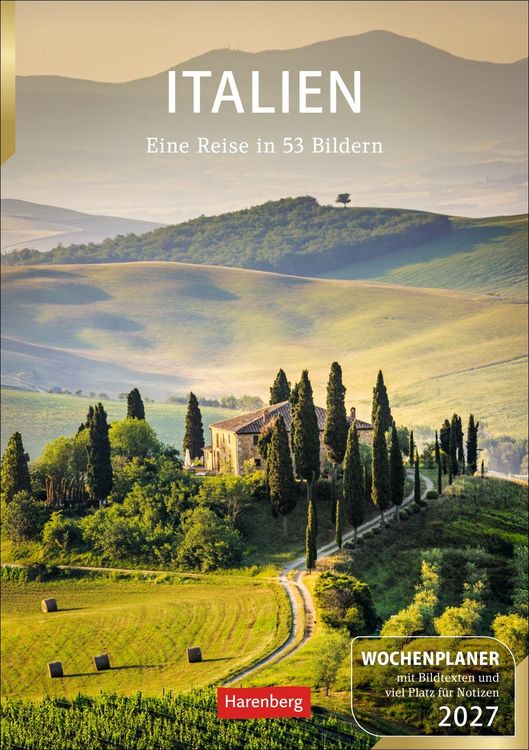 Produktbild: Italien Wochenplaner 2027 - Eine Reise in 53 Bildern