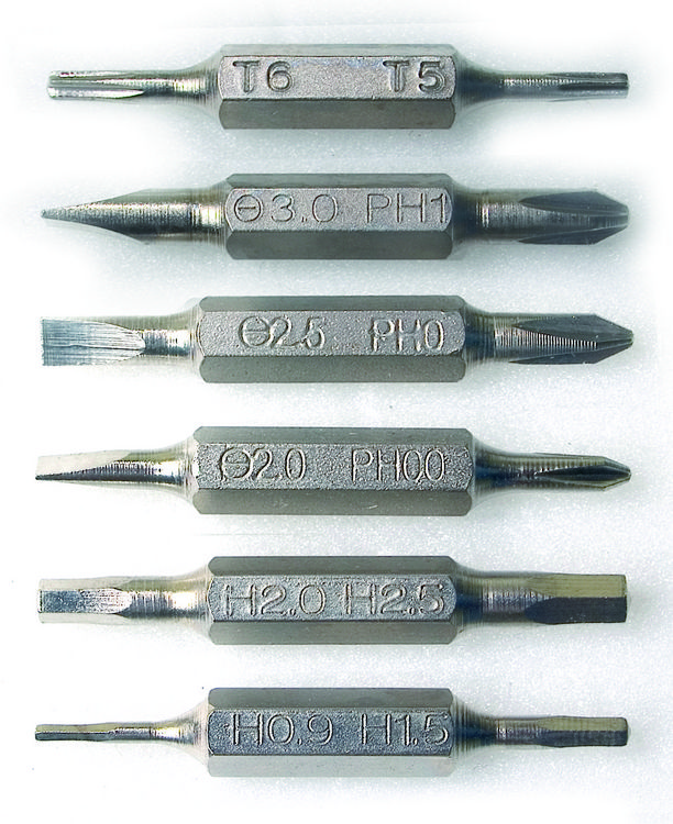 Produktbild: PEBARO MBS12 - Mini-Bit Schraubendreher, 7-teilig, Mini-Bit-Flexi-Dreher (alle Bits im Schaft verstaut)