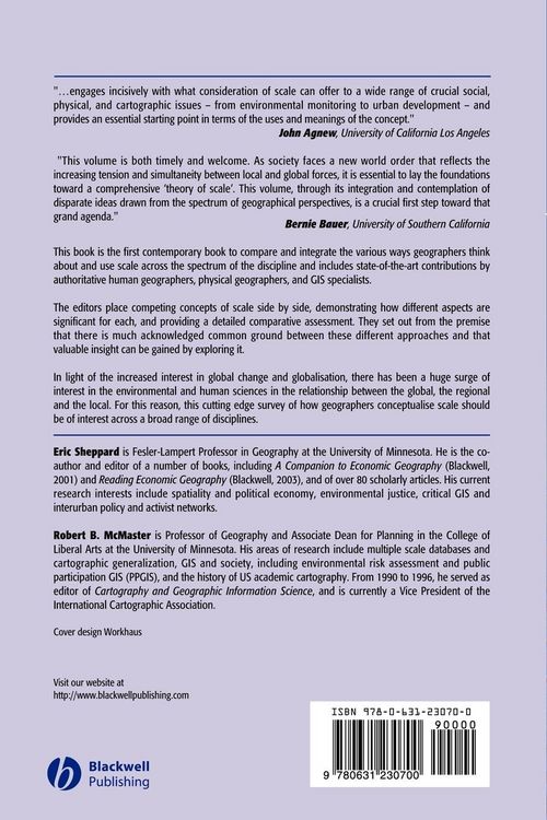 Produktbild: Scale and Geographic Inquiry