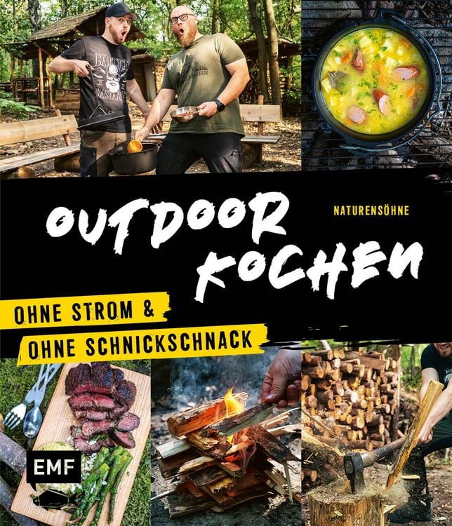 Produktbild: Outdoor Kochen &ndash; Ohne Strom und ohne Schnickschnack mit den Naturens&ouml;hnen