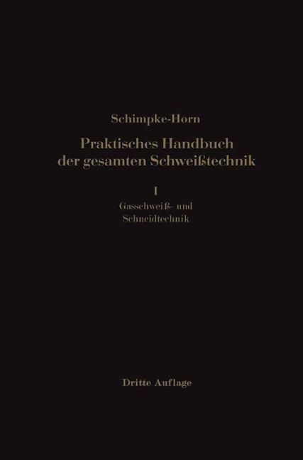 Produktbild: Praktisches Handbuch der gesamten Schweisstechnik