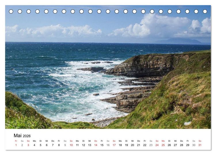 Produktbild: Irland wie gemalt (Tischkalender 2026 DIN A5 quer), CALVENDO Monatskalender