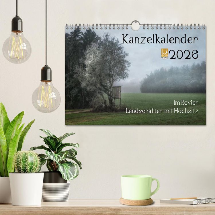 Produktbild: Kanzelkalender 2026 (Wandkalender 2026 DIN A4 quer), CALVENDO Monatskalender
