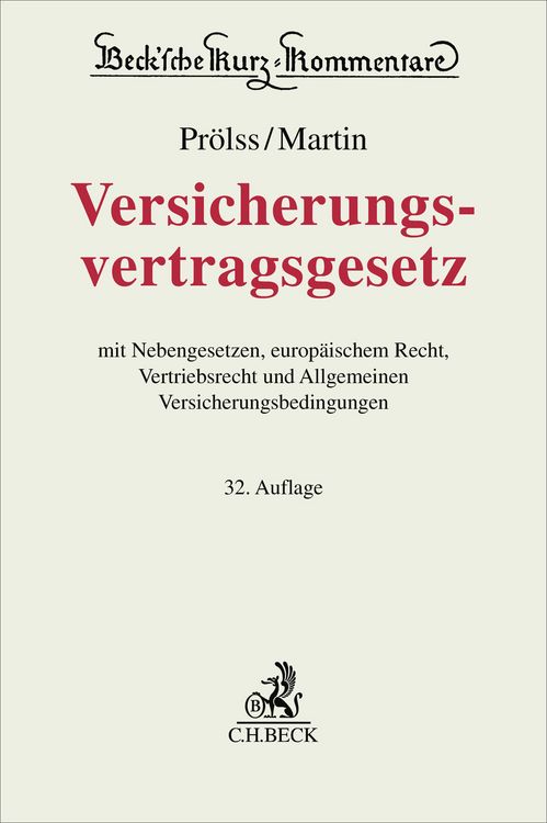 Produktbild: Versicherungsvertragsgesetz. VVG