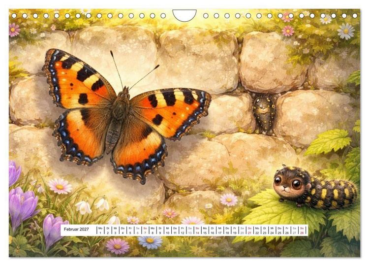 Produktbild: Vom Kriechen zum Fliegen (Wandkalender 2027 DIN A4 quer), CALVENDO Monatskalender