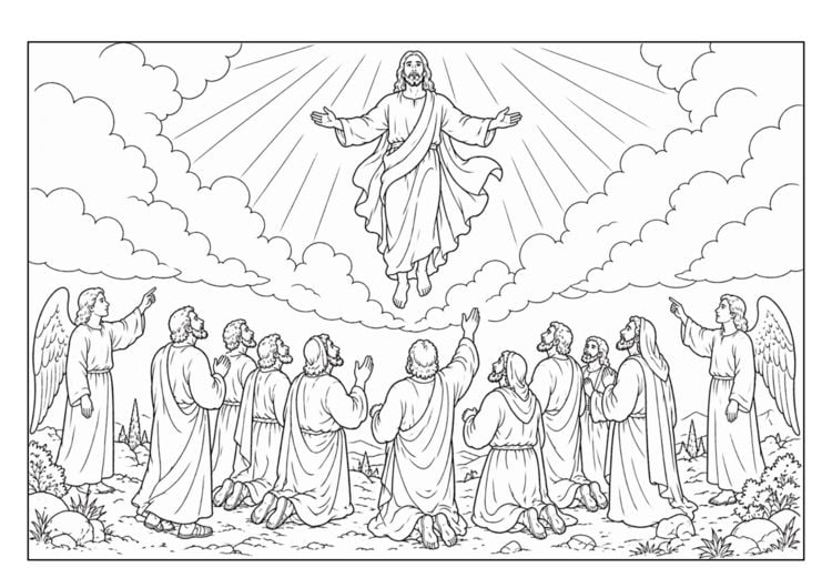 Produktbild: Bibel Malbuch f&uuml;r Kinder ab 8 Jahren und Erwachsene mit 74 wundersch&ouml;nen Ausmalmotiven aus dem Alten und Neuen Testament