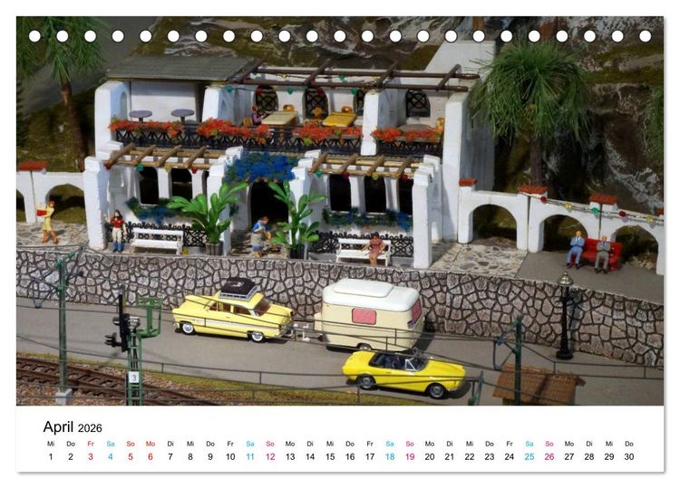 Produktbild: Bella Italia im Modell (Tischkalender 2026 DIN A5 quer), CALVENDO Monatskalender