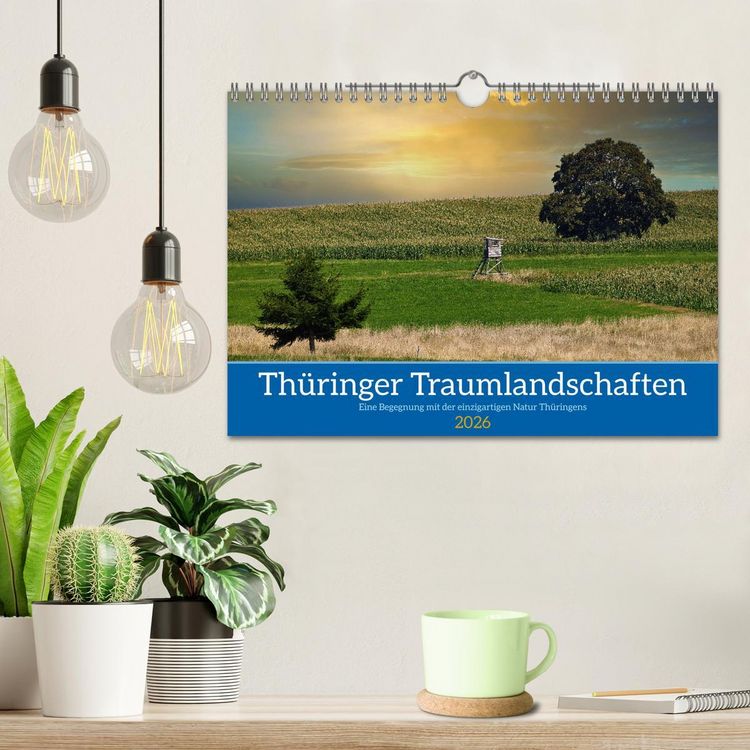 Produktbild: Th&uuml;ringer Traumlandschaften (Wandkalender 2026 DIN A4 quer), CALVENDO Monatskalender
