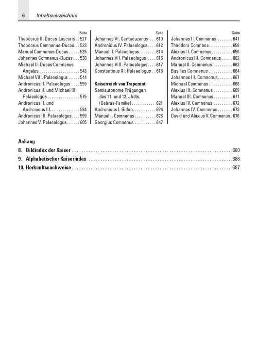Produktbild: Die M&uuml;nzen des Byzantinischen Reiches 491-1453
