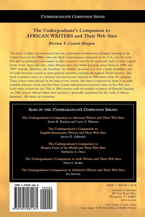 Produktbild: The Undergraduate's Companion to African Writers and Their Web Sites