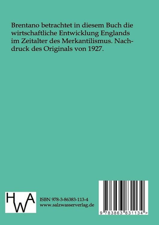 Produktbild: Die Zeit des Merkantilismus in England